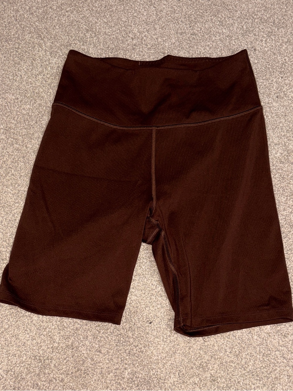 High-Rise Women's Bike Shorts in Dark Brown- Victoria Secret